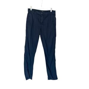 J.Crew Navy Casual Rugged Everyday Button Closure Skinny Leg Pants Size‎ 27 Tall